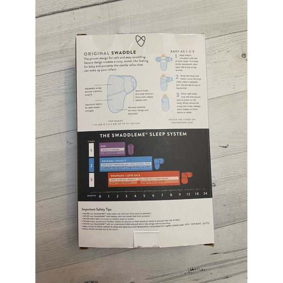 Swaddle me baby swaddles‎ 2 pack 0-3 months - Picture 3 of 4